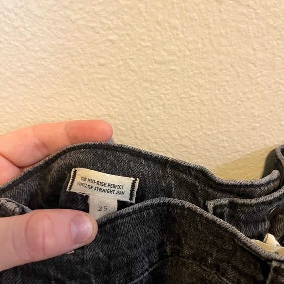 Bundle of 2 Madewell Jeans size 25 (perfect vintage wide-leg and straight leg) - Picture 7 of 13